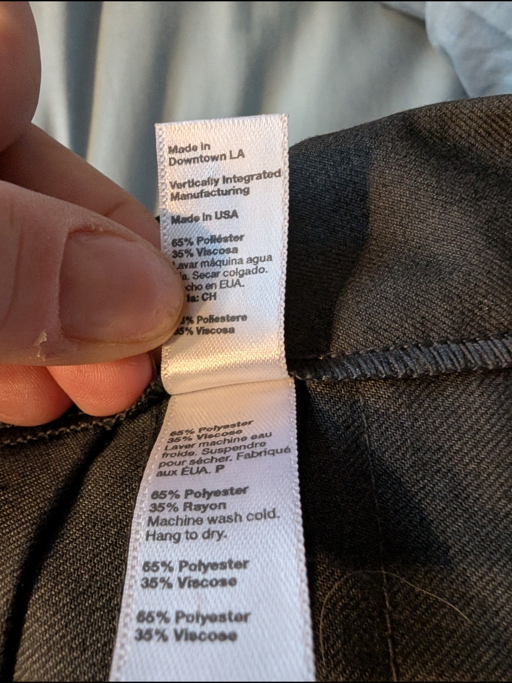 Grey Pleated American Eagle Mini Skirt - Picture 5 of 5